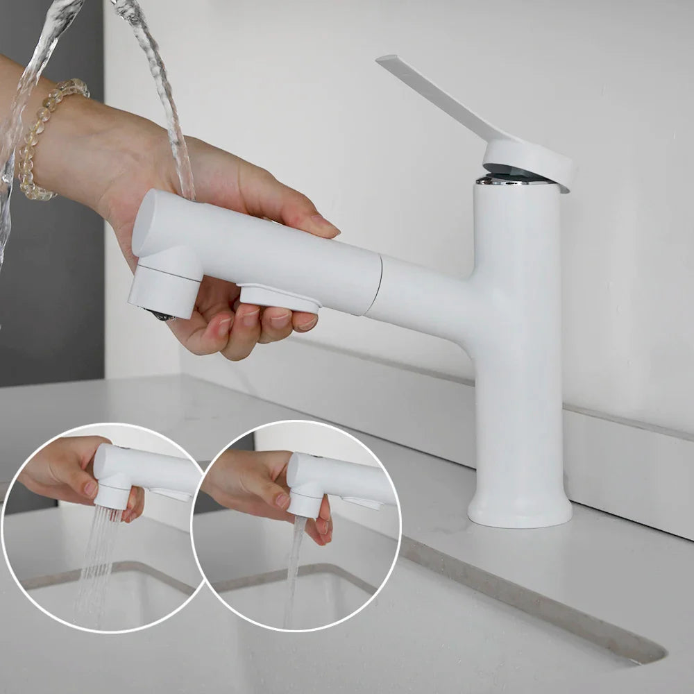 Robinet LED Couleur Changeante Pour Lavabo - ABS, Filetage 2 Cm - économie D'eau, Décoration Salle De Bain, Cuisine