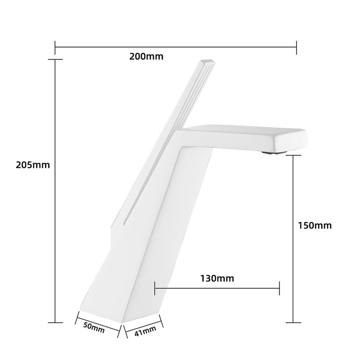 Robinet salle de bain lavabo mitigeur design contemporain - Doré, un véritable chef-d'œuvre artistique pour votre espace de salle de bain.